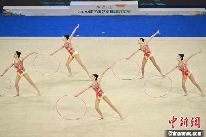 2024年全国艺术体操冠军赛在重庆沙坪坝区开幕